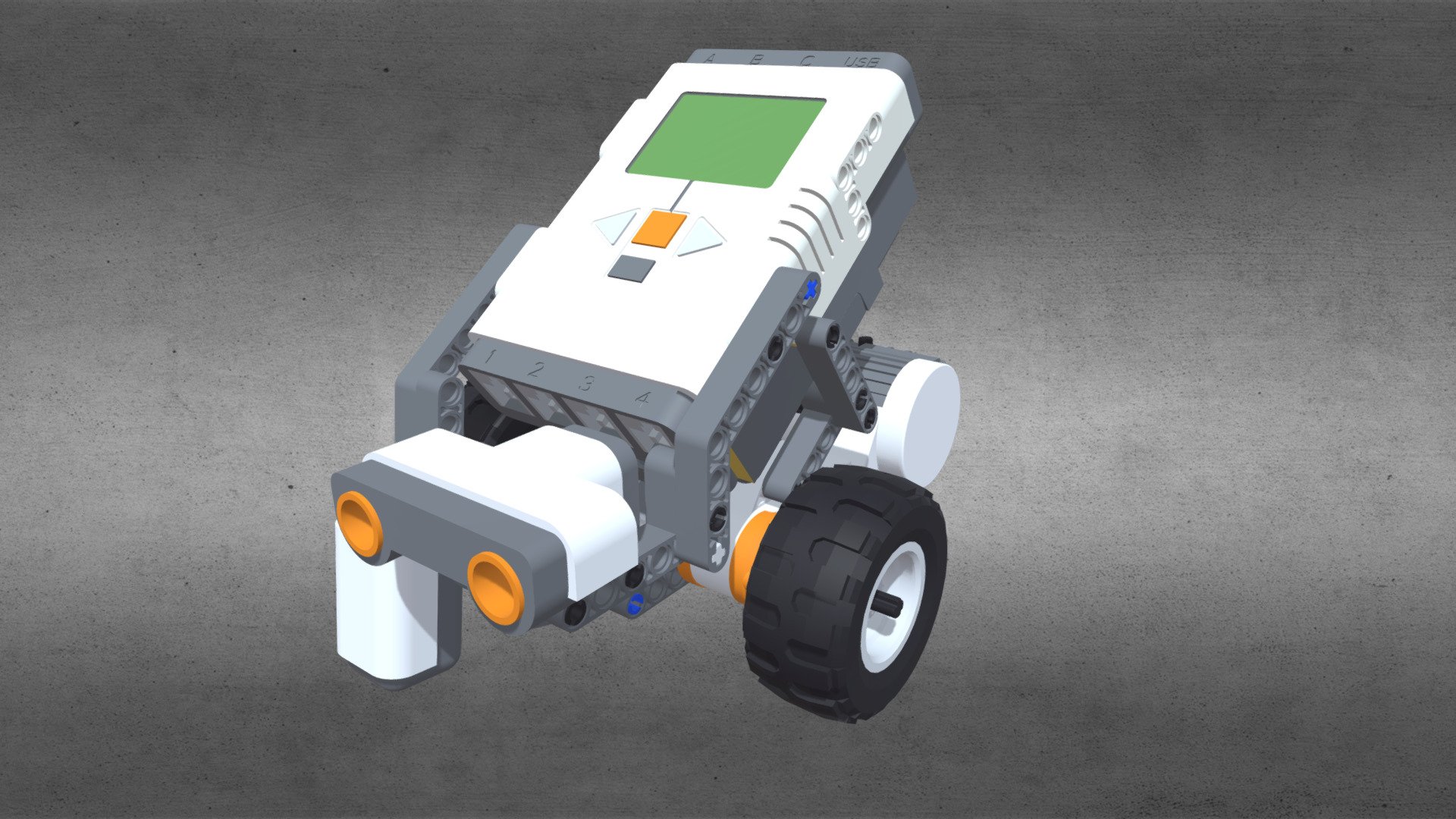 LEGO Mindstorms REM light and ultrasonic sensors