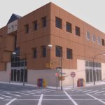 low poly city block 04 3d model
