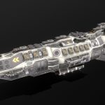 ludendorff class battleship 3d model