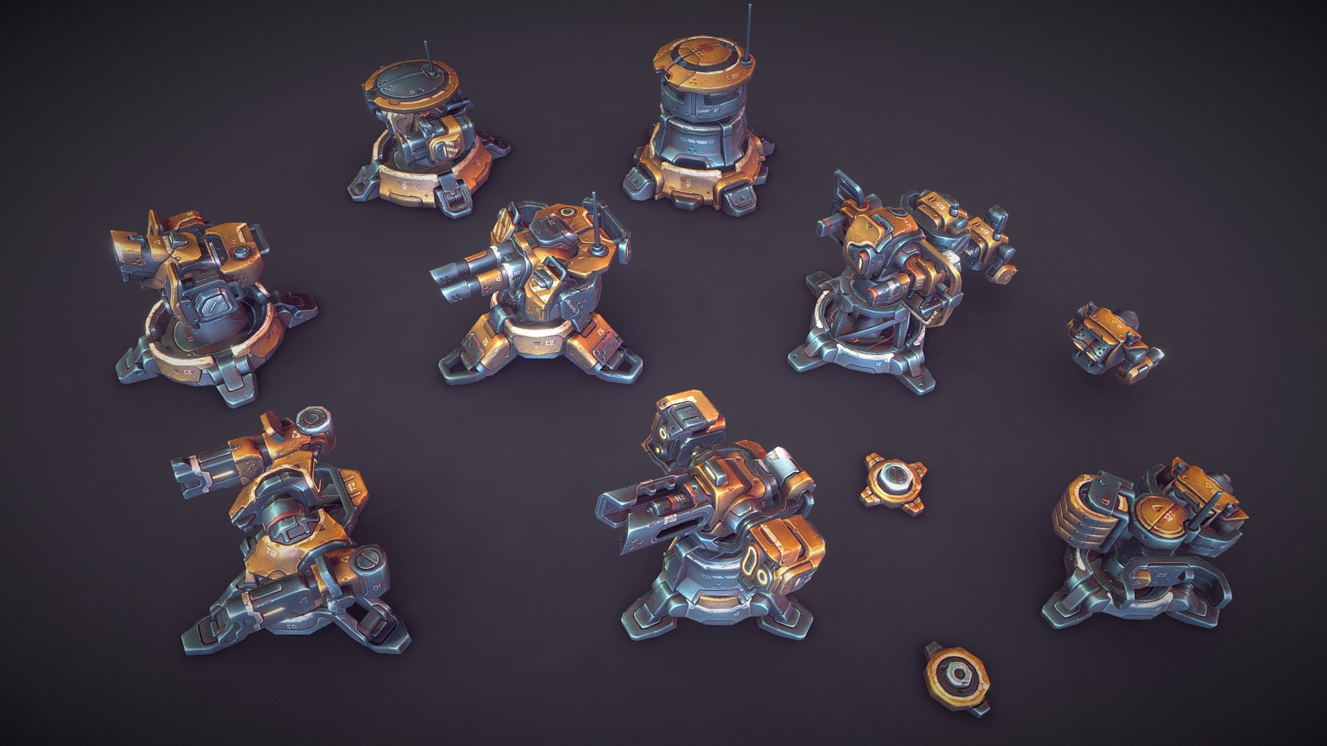 Mech Constructor: Turrets