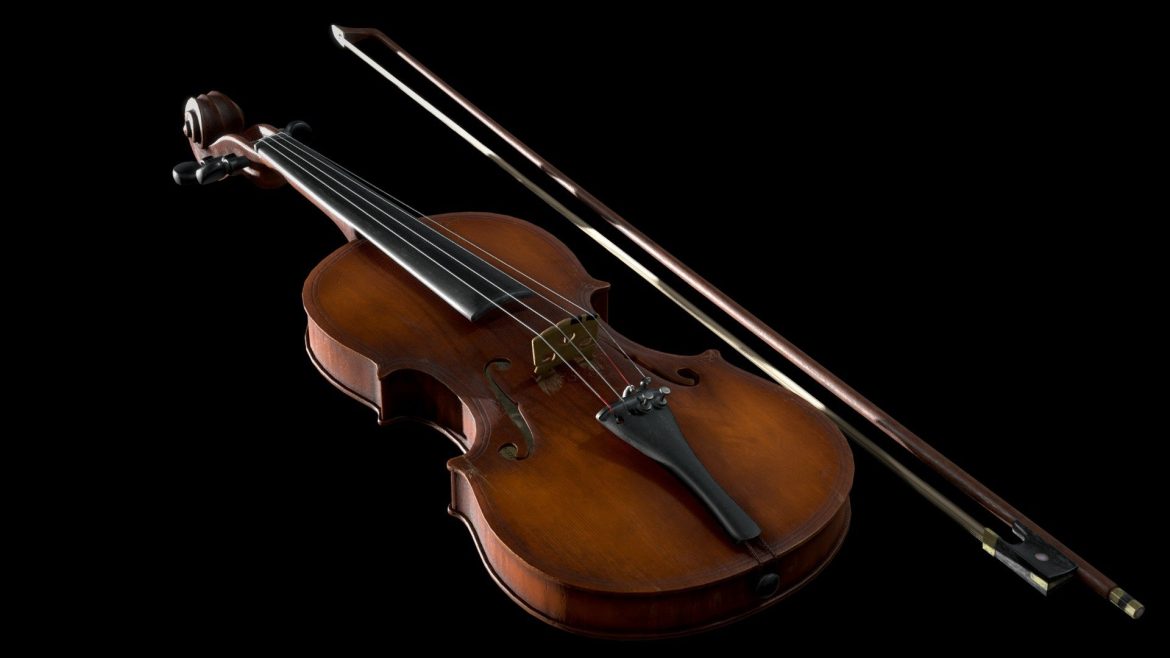 old maggini violin 3d model