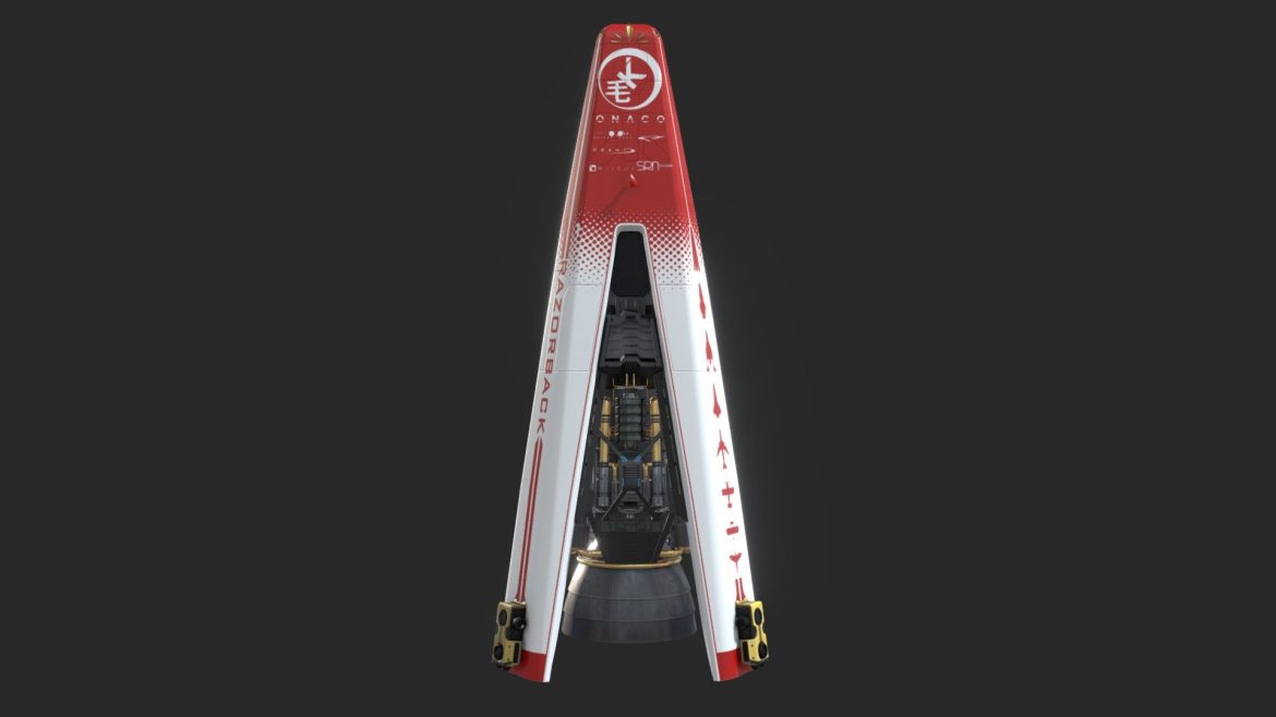 razorback the expanse fan art 3d model