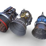 rocket engines 3d model