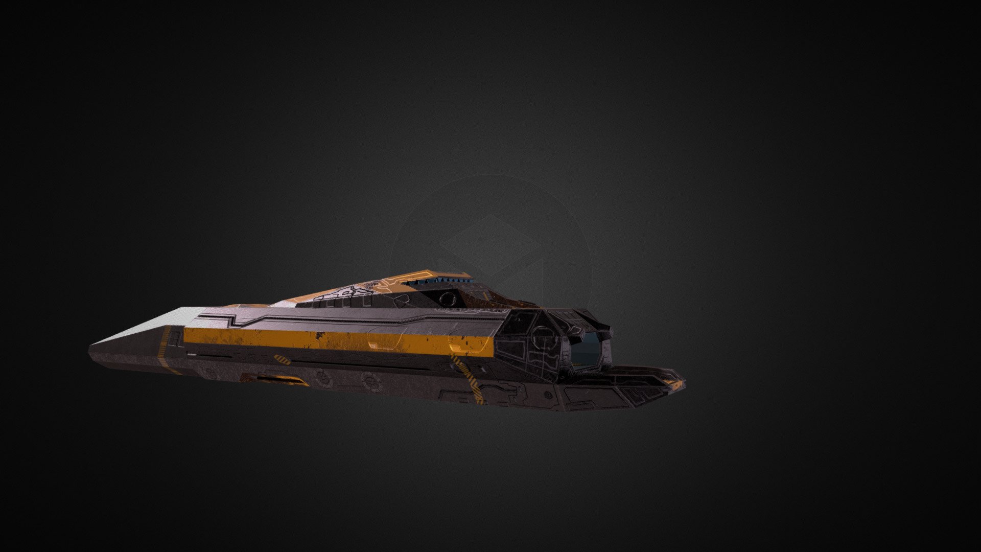 Sci-fi battleship