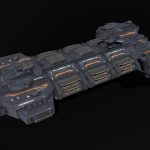 Scifi Battlecarrier Orion