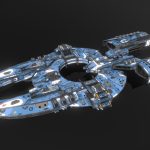 Scifi Battleship Nomad