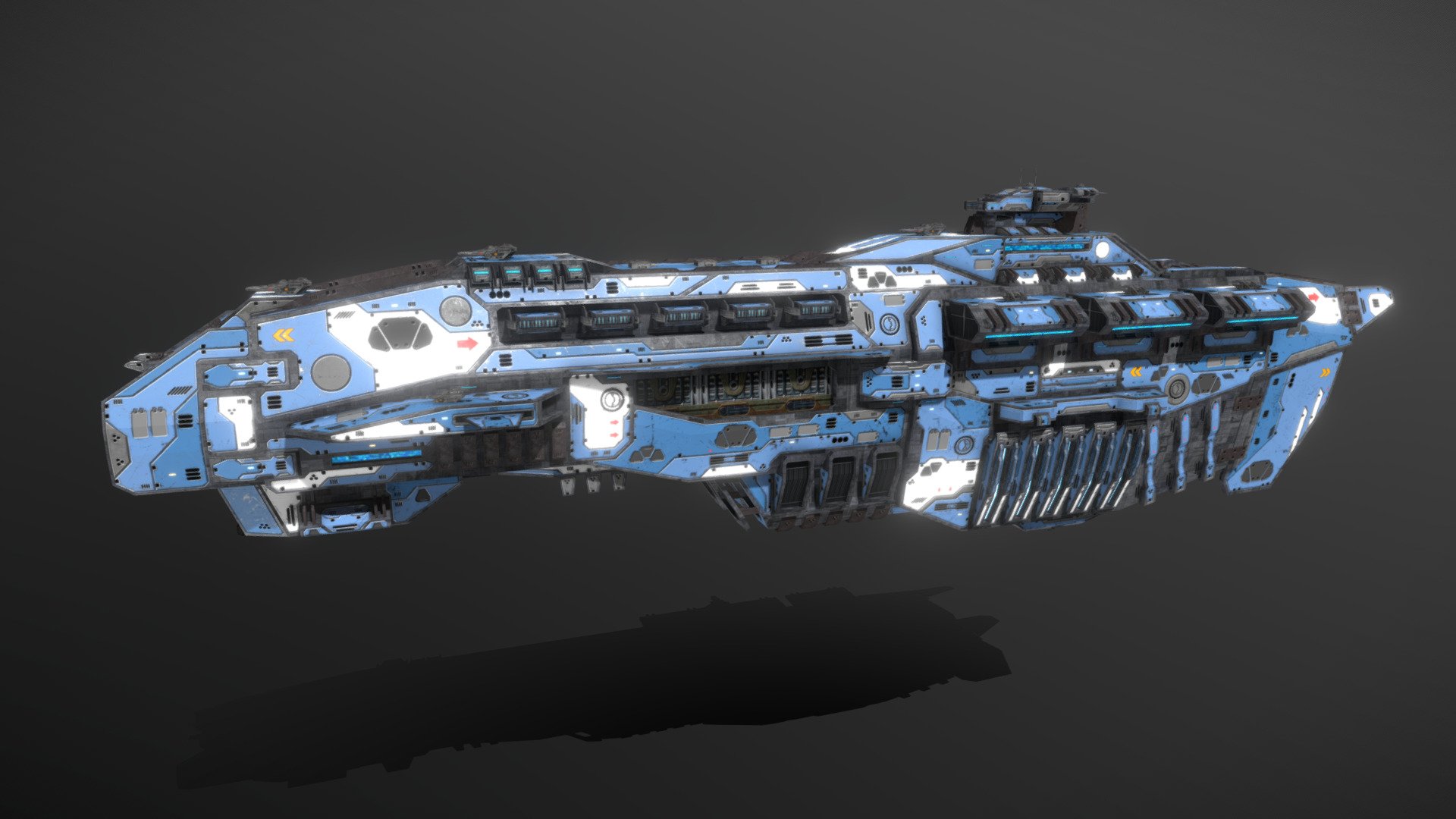 Scifi Battleship Prometheus