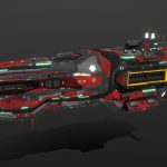 Scifi Battleship Starblazer