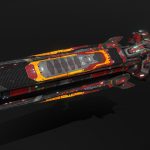 Scifi Siege Battleship Spirit