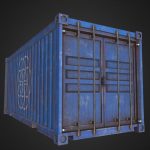 shipping container 3d model