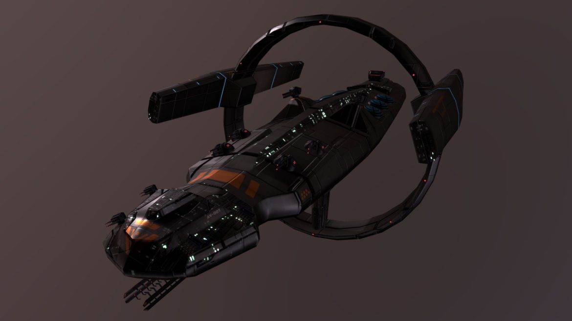 spaceship av 007 3d model