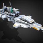 spaceship destructor 3d model