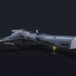 spaceship vigilant a 620 3d model