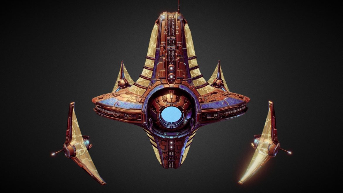 starfall tactics nebulord mothership 3d model