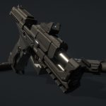 Tactical Handgun – Model A5 “Malestorm”