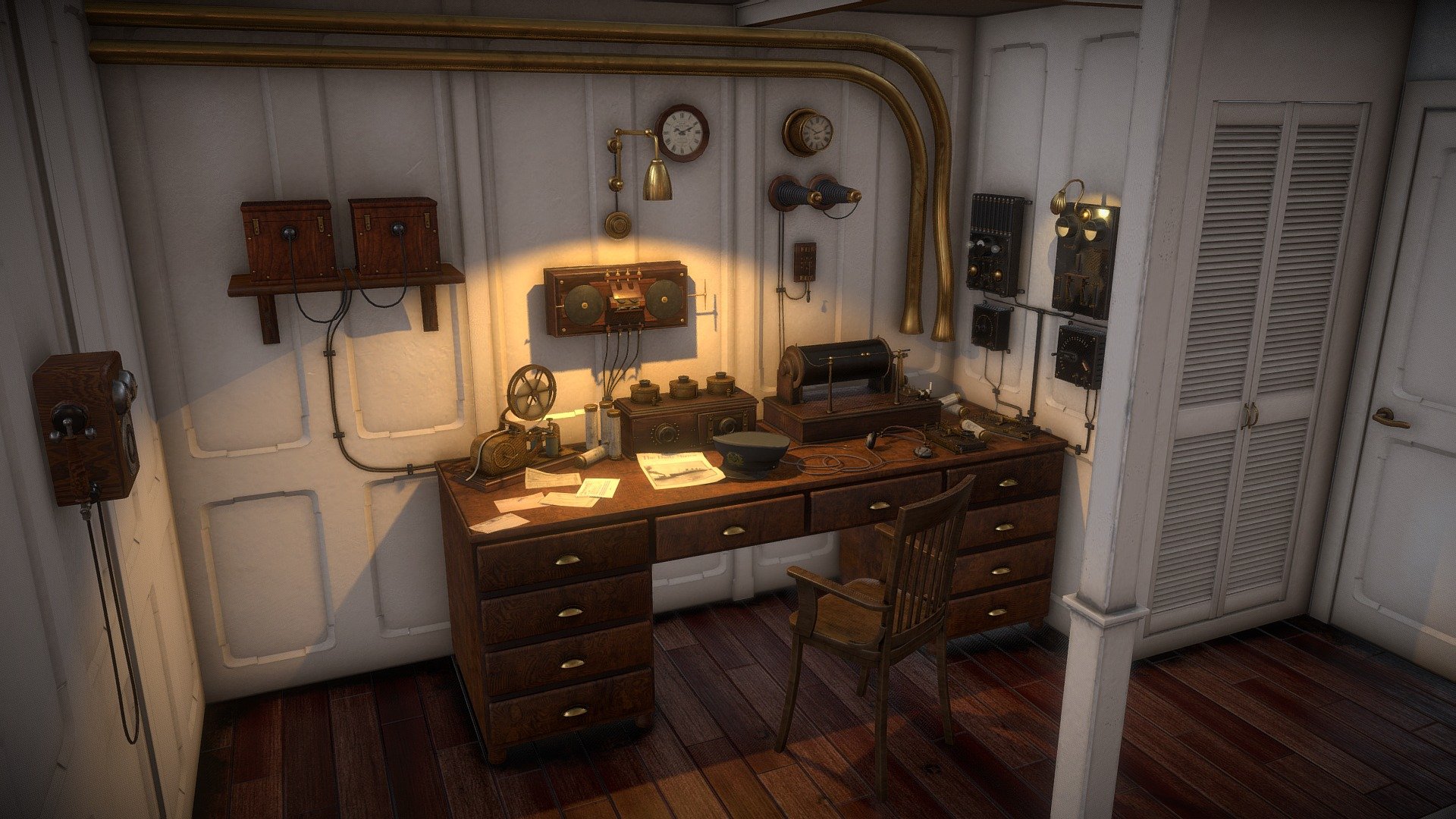 Titanic’s Marconi VR Room