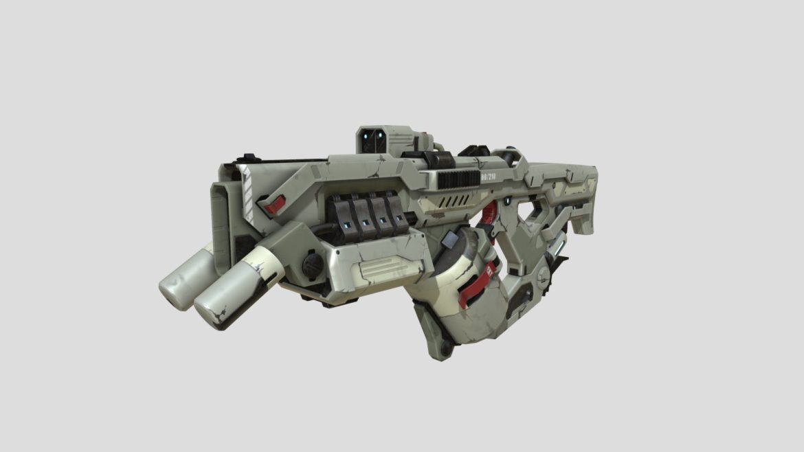 weap plasma gun 80210 model 3d model