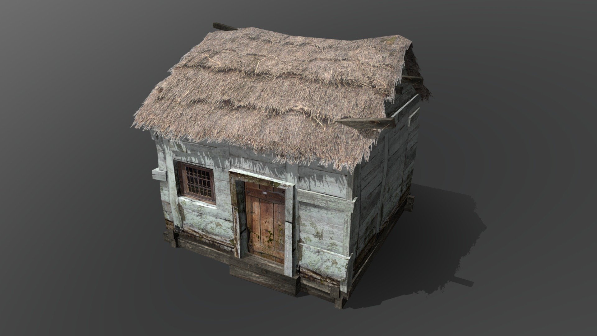 Wooden hut