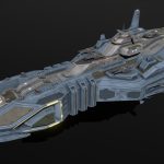 yellowjackets battleship mercury 3d model