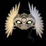 1 mask feathers 3d model