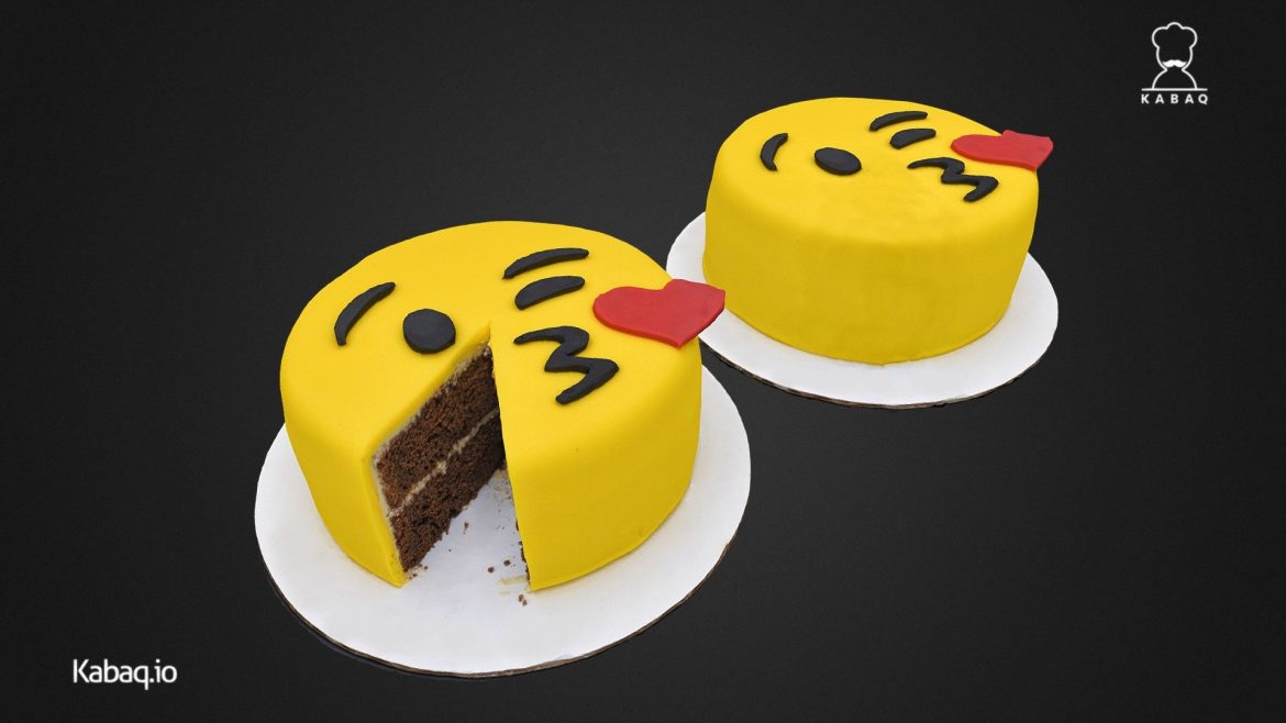 amandas emoji cake 3d model