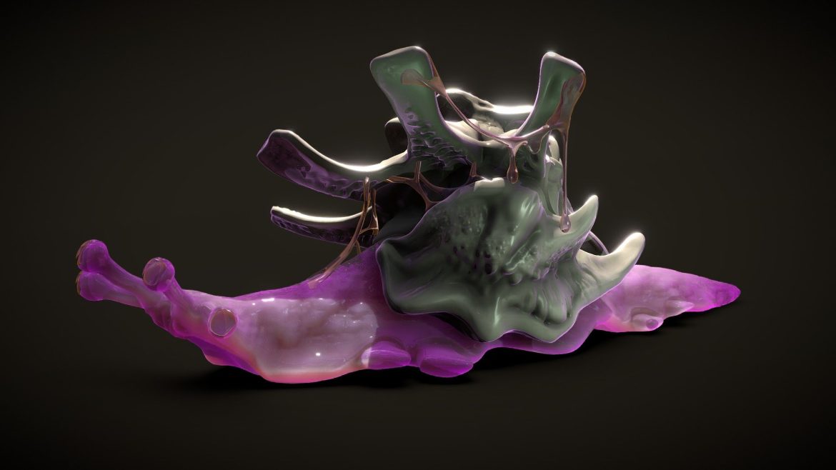 ancient snail 3d model