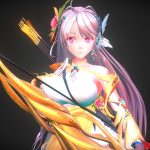 archer girl claire vrchat original character 3d model
