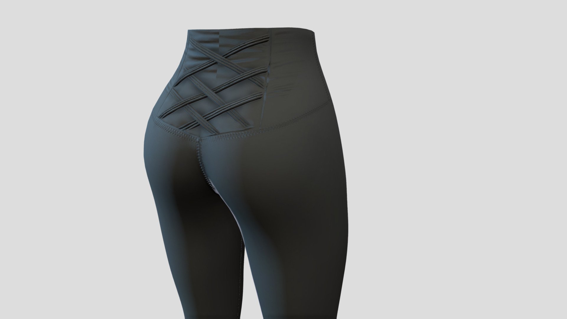 Back Laces Decorated Sexy Yoga Pants Leggings