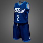 basketball jersey uniform womens 3d model