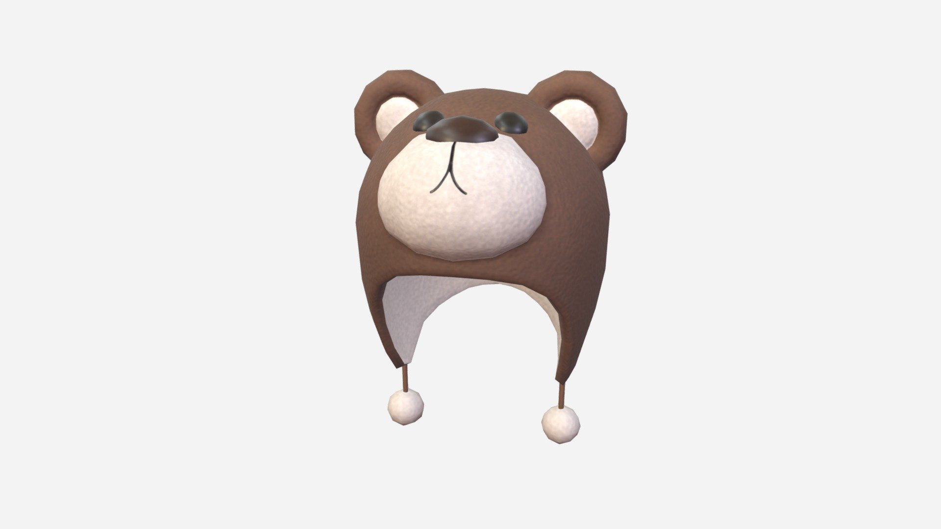 Roblox Bear Hat Bear Plush Hat 3D Model