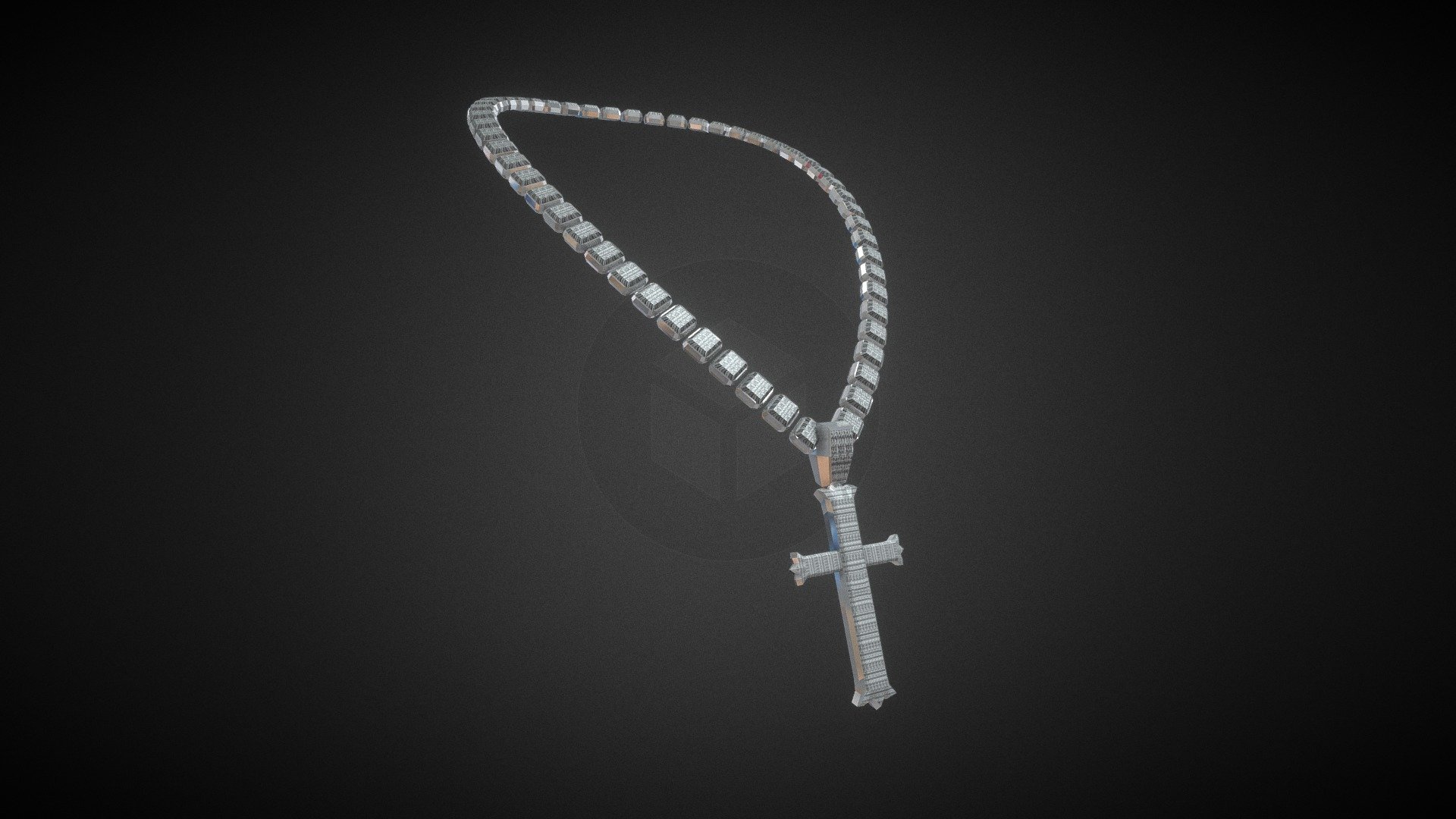 Big Cross Necklace