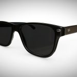 black rayban wayfarer glasses 3d model