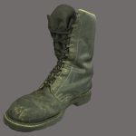 Boot low poly 3D model