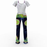 Breezy Spring Tie Dye Pants White Tshirt Outfit