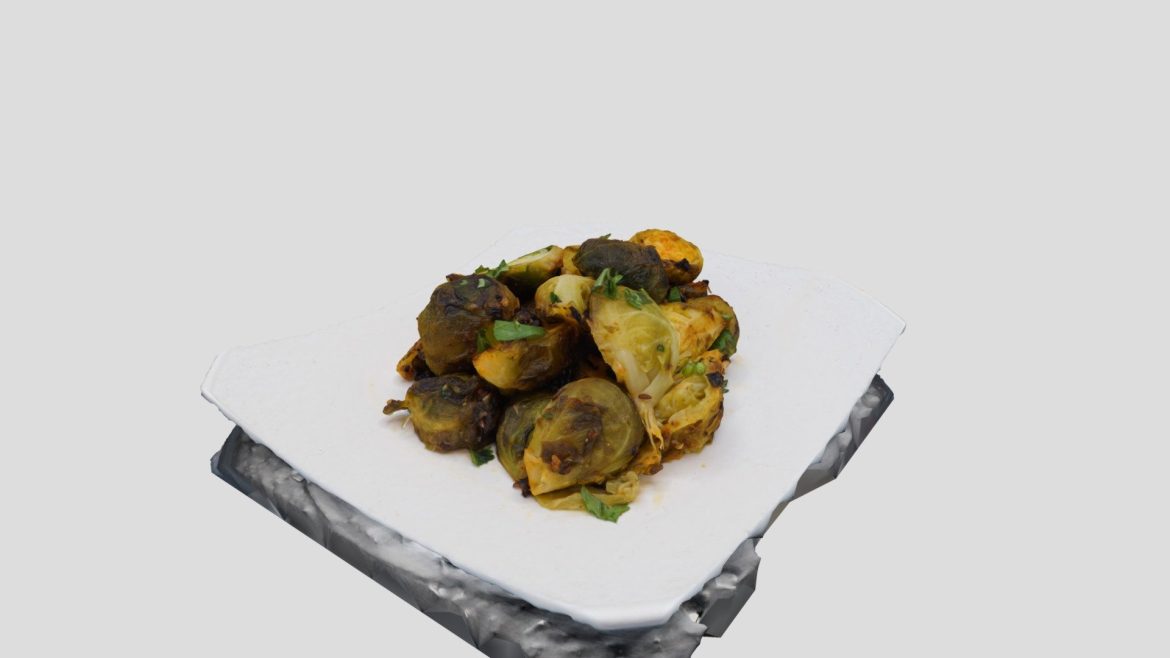 brussel sprouts 3d model