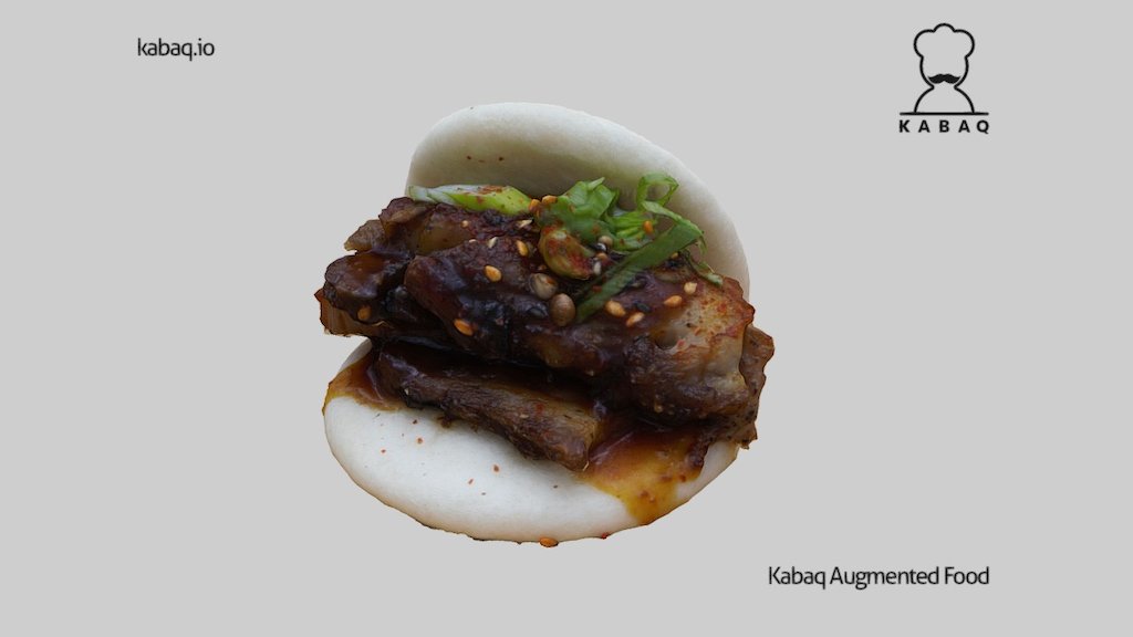 bunsmith pork jowl bun 3d model