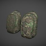 camouflage bag