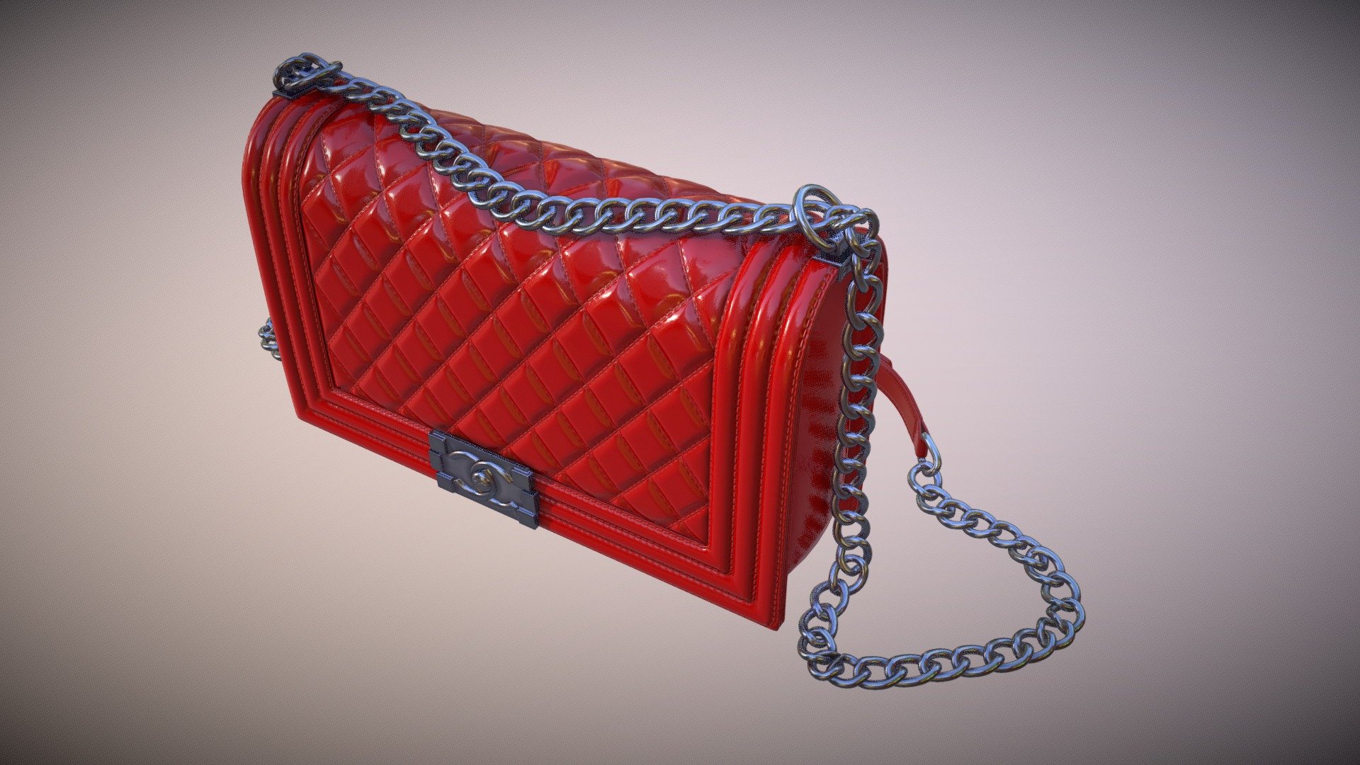 Chanel Purse Red