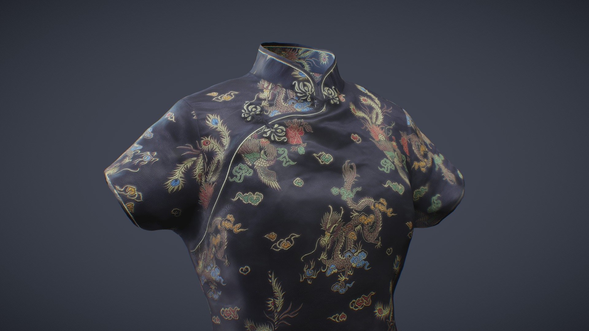 Chinese Shirt #AgisoftClothesChallenge