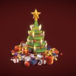 christmas tree proto series 3d model