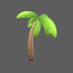 coconut tree 3d model