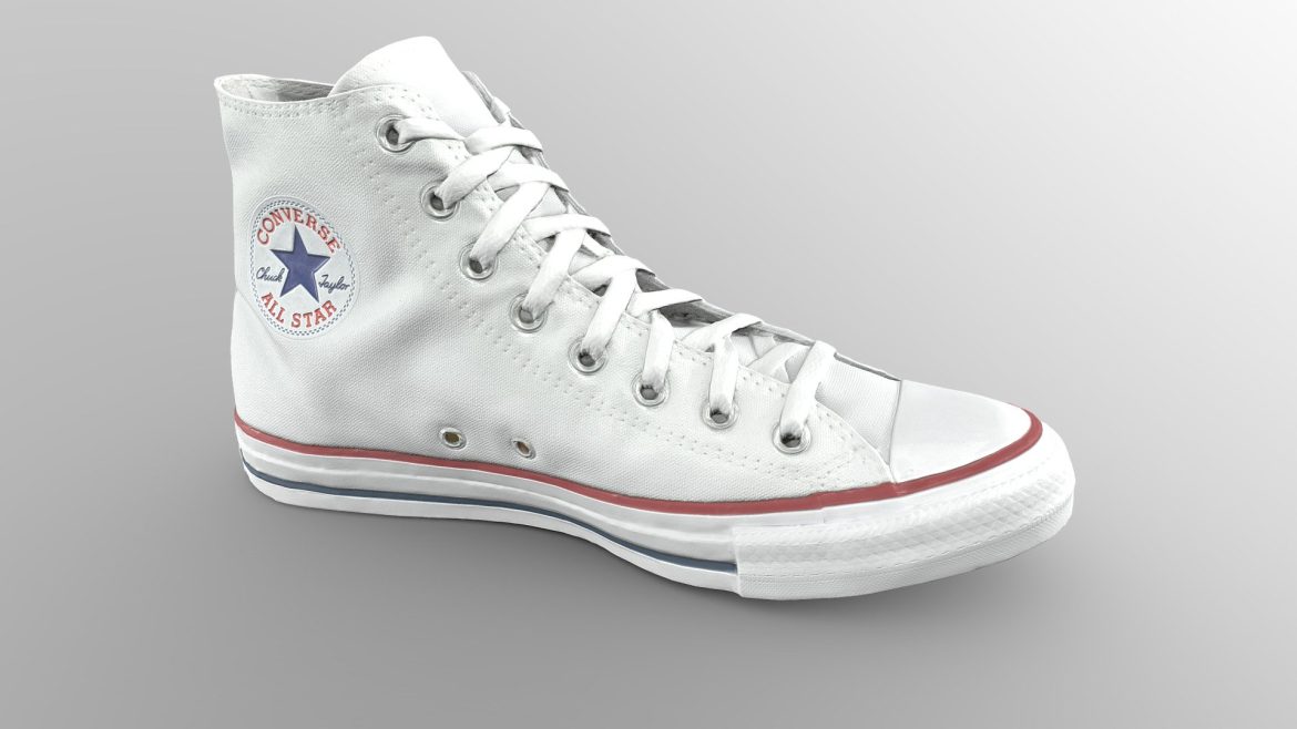 converse chuck taylor all star sneaker 3d model