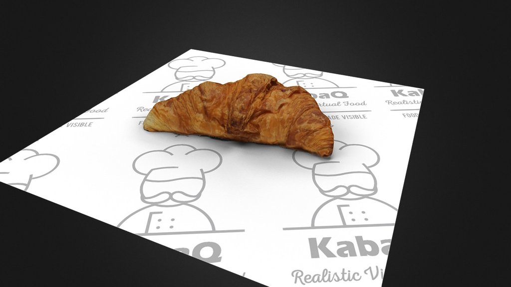 Croissant 3D Model
