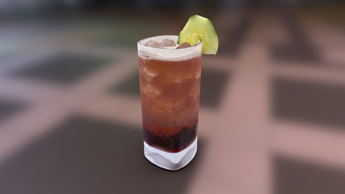 cucumber cocktail v5 3d model