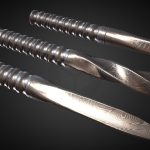 Damascus Piercing Dagger