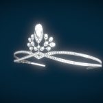 diademe josephine chaumet low poly 3d model