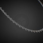 DNA Helix Metal Chain