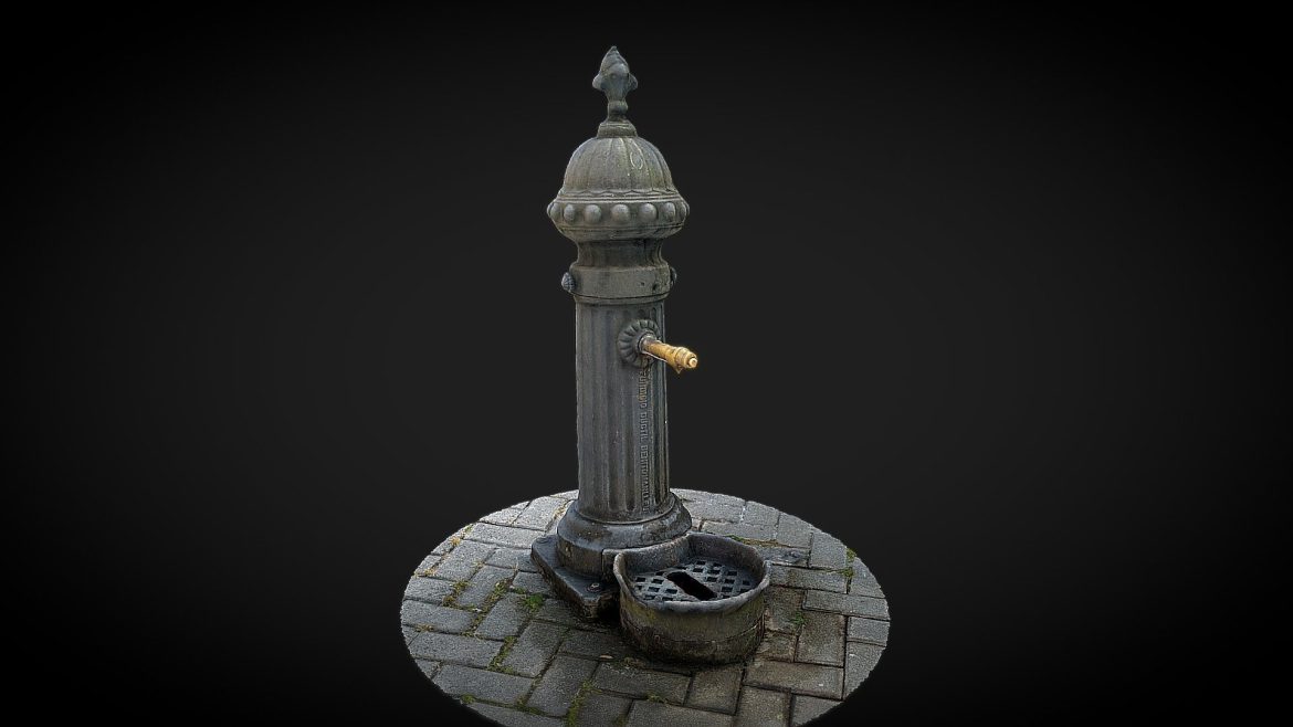 drinking fountain photogrammetry test 2 3d model