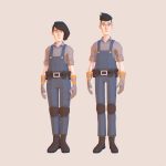Engineers | Lowpoly Characters