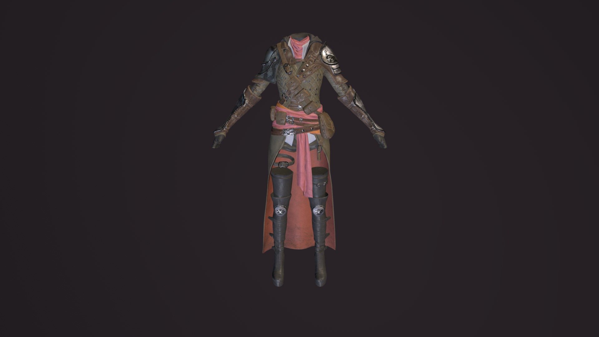 Female assassin outfit